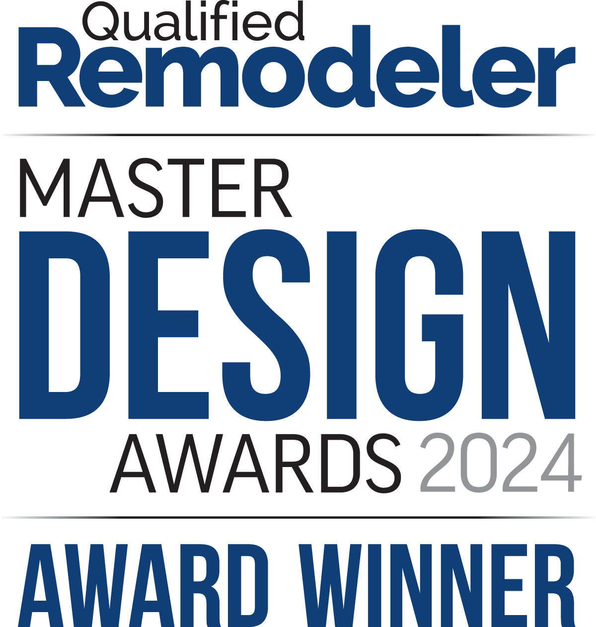 Best Bathroom Gold Award $75,000 $100,000 Category Qualified Remodeler's Master Design Awards, 2024