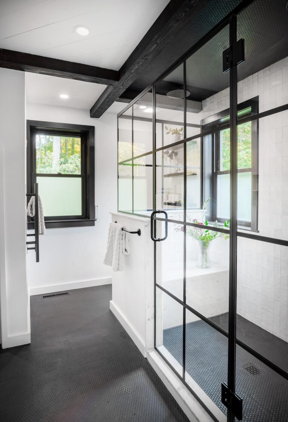 Design By The Jonathans Bathroom Design Black Shower