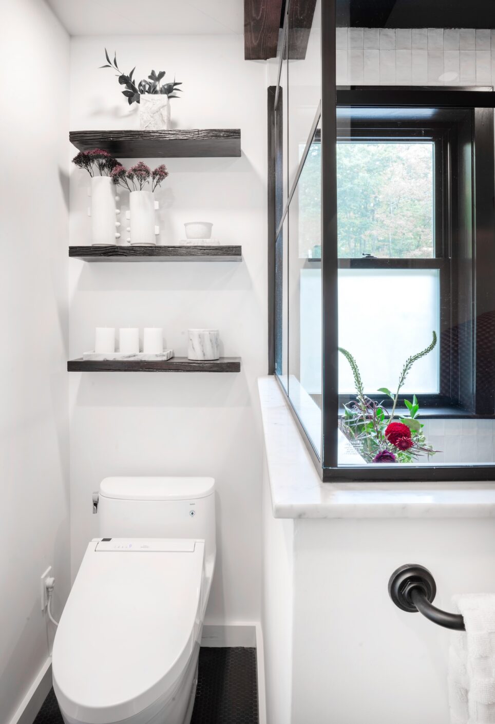 Black Floating Shelves Design By The Jonathans