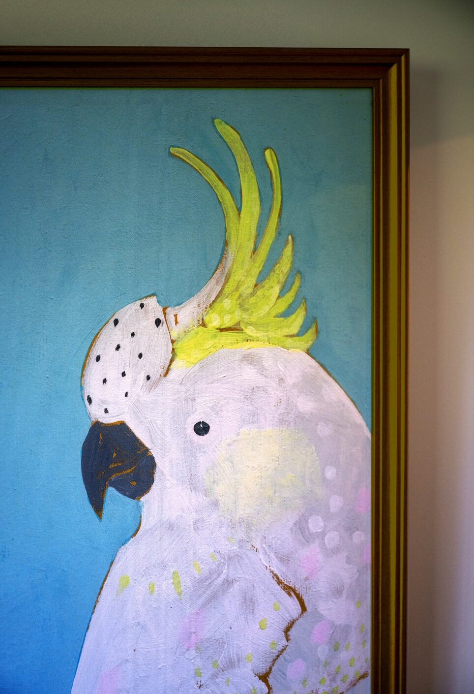 Peacock Painting Bathroom Art